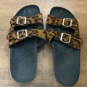 Leopard Sandals